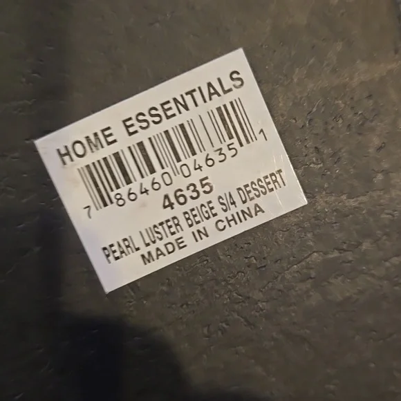 New I. Godinger & Co. Set of 4 Pearl Luster Beige Dessert Plates - Picture 7 of 7